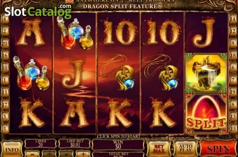 Скрин6. Dragon Kingdom (Playtech) слот