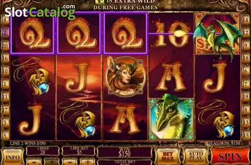 Скрин8. Dragon Kingdom (Playtech) слот
