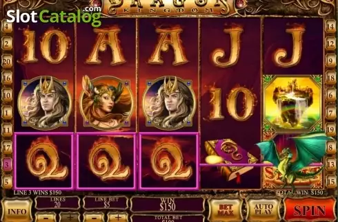Скрин9. Dragon Kingdom (Playtech) слот