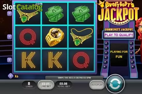 Скрин2. Everybody's Jackpot (Playtech) слот