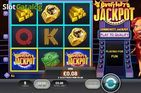 Скрин4. Everybody's Jackpot (Playtech) слот