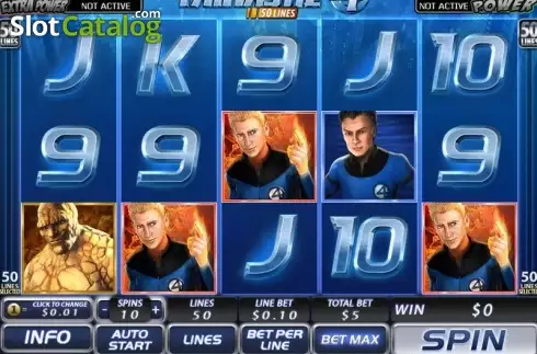 Скрин2. Fantastic Four 50 lines слот