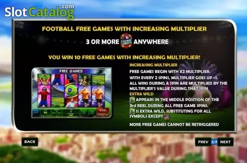 Скрин4. Football Carnival слот