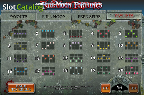 Скрин6. Fullmoon Fortunes слот