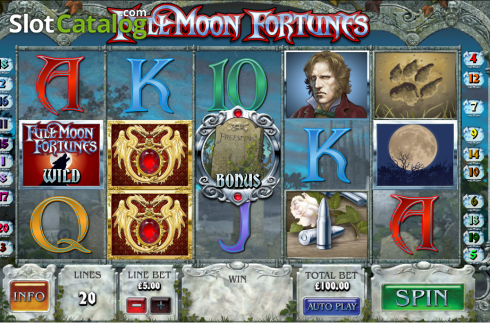 Скрин7. Fullmoon Fortunes слот