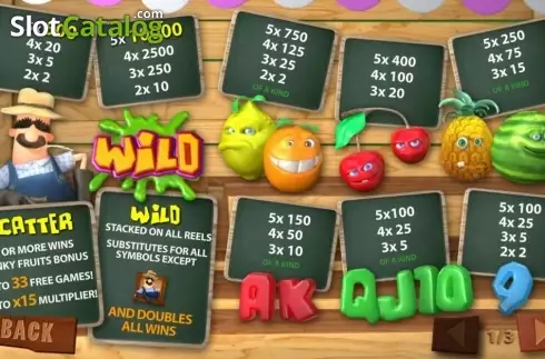 Скрин2. Funky Fruits Farm слот