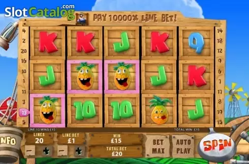 Скрин6. Funky Fruits Farm слот