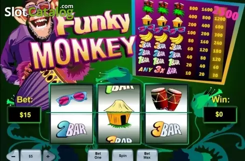 Скрин2. Funky Monkey (Playtech) слот