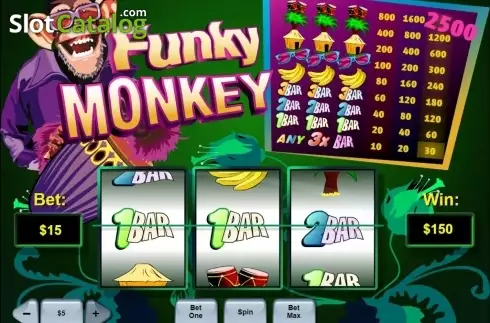 Скрин3. Funky Monkey (Playtech) слот