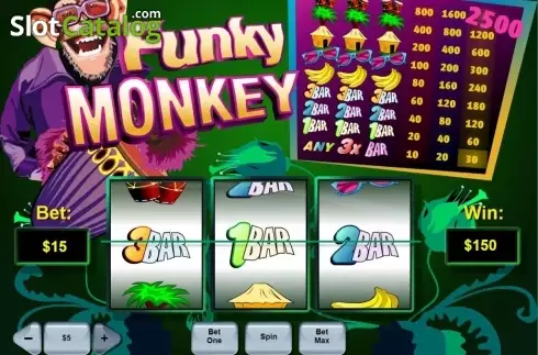 Скрин5. Funky Monkey (Playtech) слот