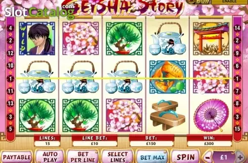 Скрин3. Geisha Story JP слот