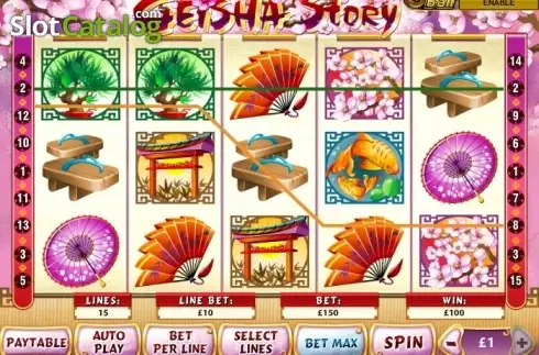 Скрин4. Geisha Story JP слот