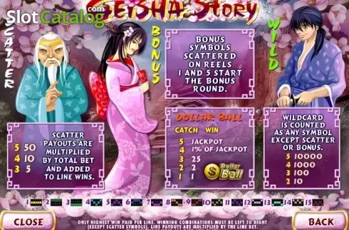 Скрин6. Geisha Story JP слот