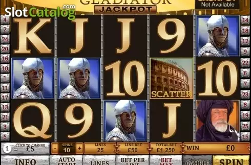 Скрин2. Gladiator JP слот