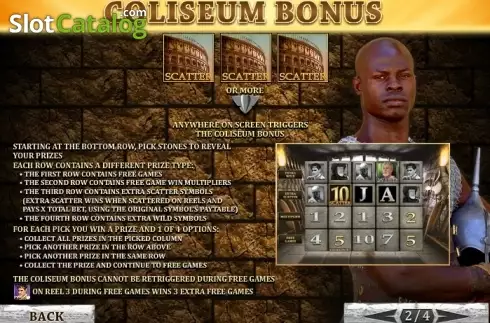 Скрин7. Gladiator JP слот