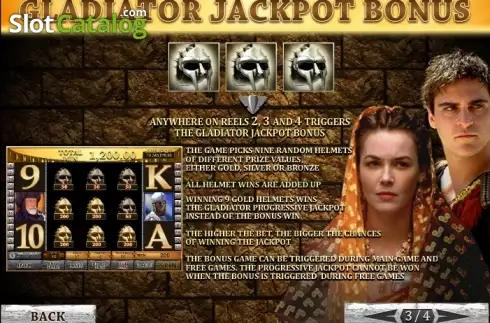 Скрин8. Gladiator JP слот