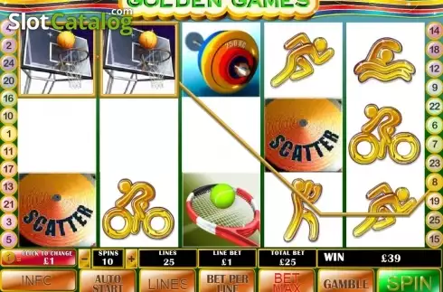 Скрин4. Golden Games слот