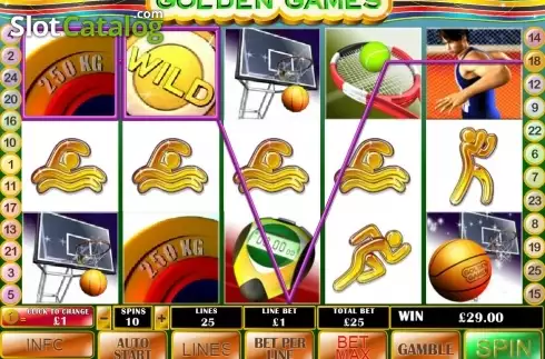 Скрин5. Golden Games слот