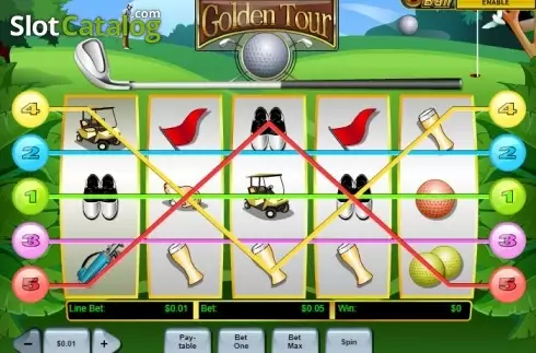 Скрин2. Golden Tour слот