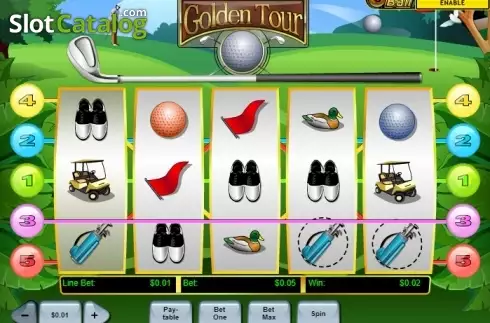 Скрин3. Golden Tour слот