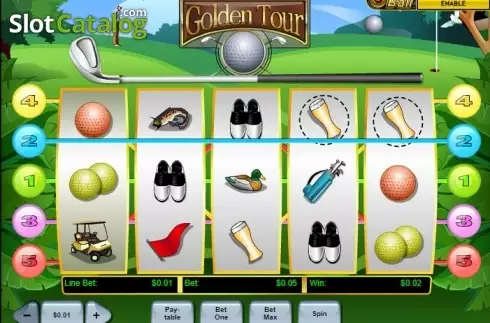 Скрин4. Golden Tour слот
