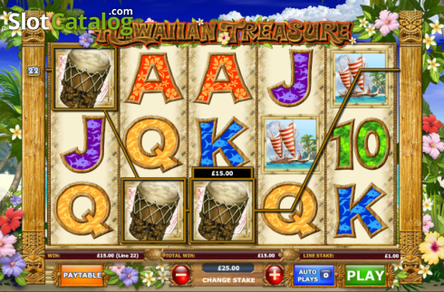 Скрин6. Hawaiian Treasure слот