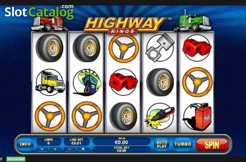 Скрин5. Highway Kings (Playtech) слот