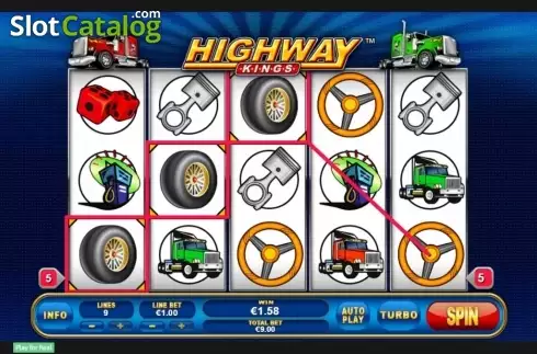 Скрин6. Highway Kings (Playtech) слот