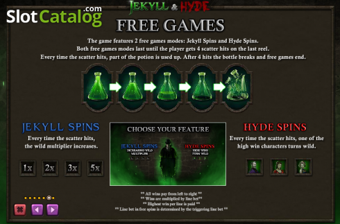 Скрин8. Jekyll and Hyde (Playtech) слот
