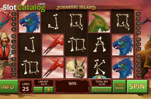 Скрин8. Jurassic Island слот