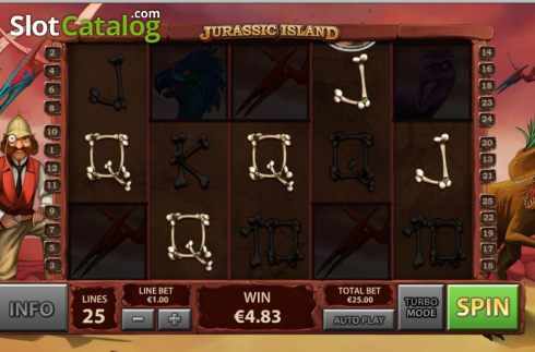 Скрин9. Jurassic Island слот