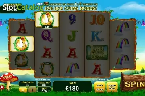 Скрин3. Land of Gold (Playtech) слот
