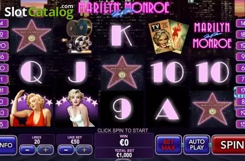 Скрин2. Marilyn Monroe слот