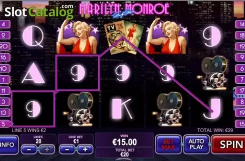 Скрин4. Marilyn Monroe слот