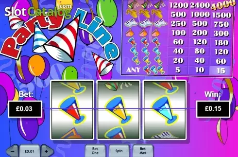 Скрин3. Party Line слот