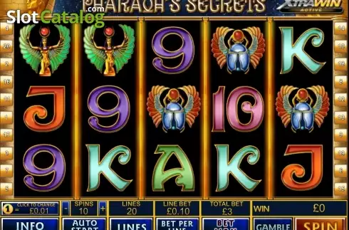Скрин7. Pharaoh's Secrets слот