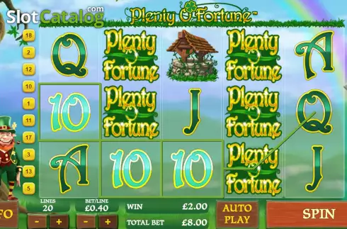Скрин3. Plenty O' Fortune слот