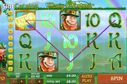 Скрин5. Plenty O' Fortune слот