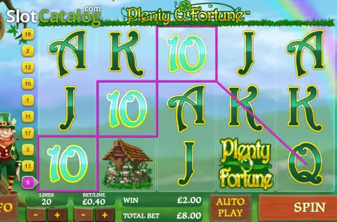 Скрин6. Plenty O' Fortune слот