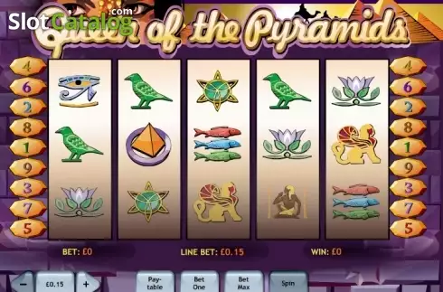 Скрин2. Queen of the Pyramids слот