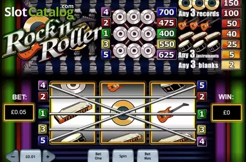 Скрин2. Rock n Roller слот