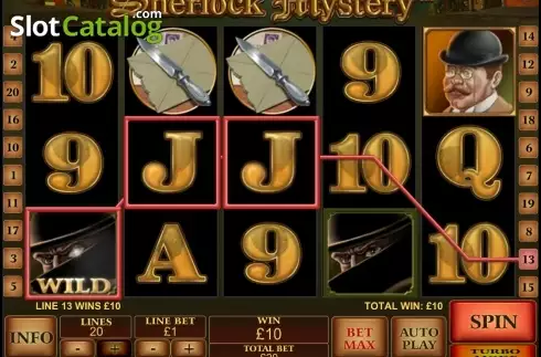 Скрин8. Sherlock Mystery слот