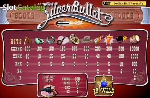 Скрин5. Silver Bullet слот
