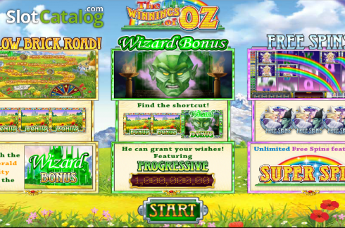 Скрин2. The Winnings of Oz слот
