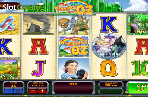 Скрин8. The Winnings of Oz слот
