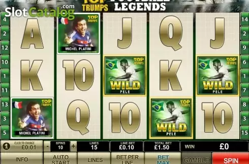 Скрин7. Top Trumps World Football Legends слот