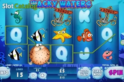 Скрин9. Wacky Waters слот