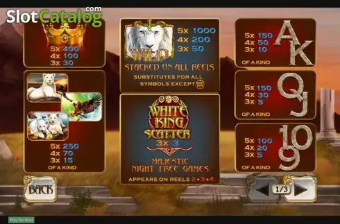 Скрин5. White King слот