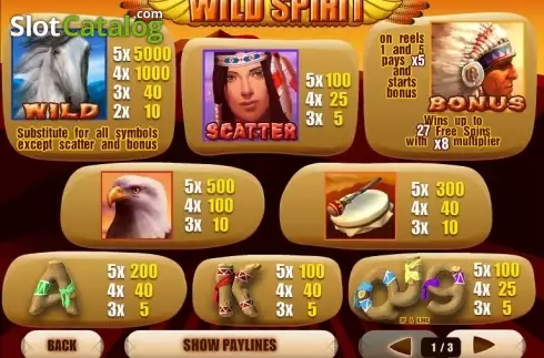 Скрин5. Wild Spirit (Playtech) слот