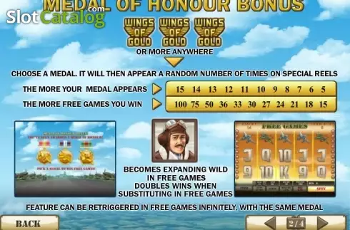 Скрин6. Wings of Gold слот